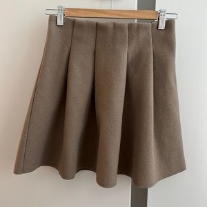 OAK + FORT brown short skirt S